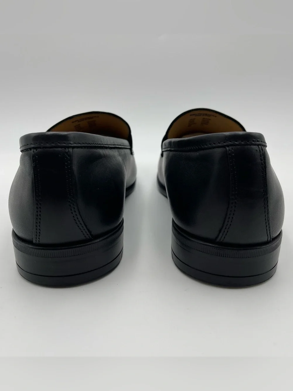 Bruno Magli Men SZ 11 Black Leather Ricci Penny Loafer Shoes -MSRP $395
